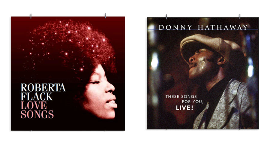 The duet of two soul stars, Roberta Flack and Donny Hathaway